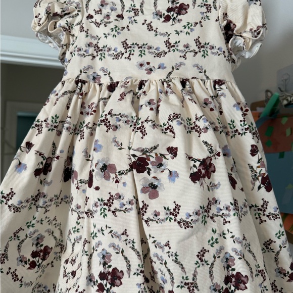 Edgehill Collection Brown Puff Sleeve Sundress - Picture 2 of 6